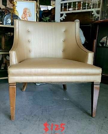 Mid Century Club Chair $65