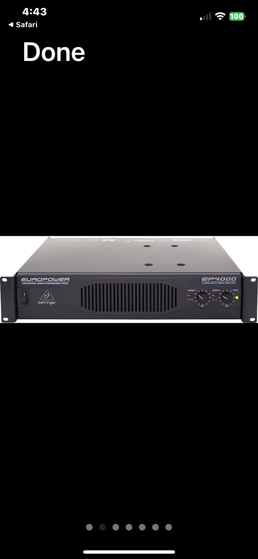 Bearinger 4000 Wat