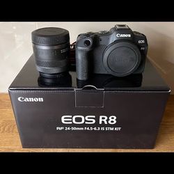 Like New  Canon EOS R8 + Len RF 24-50mm IS STM | Like New