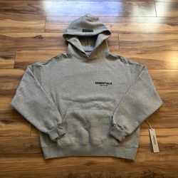 Essentials Dark Oatmeal Hoodie Size X-Small