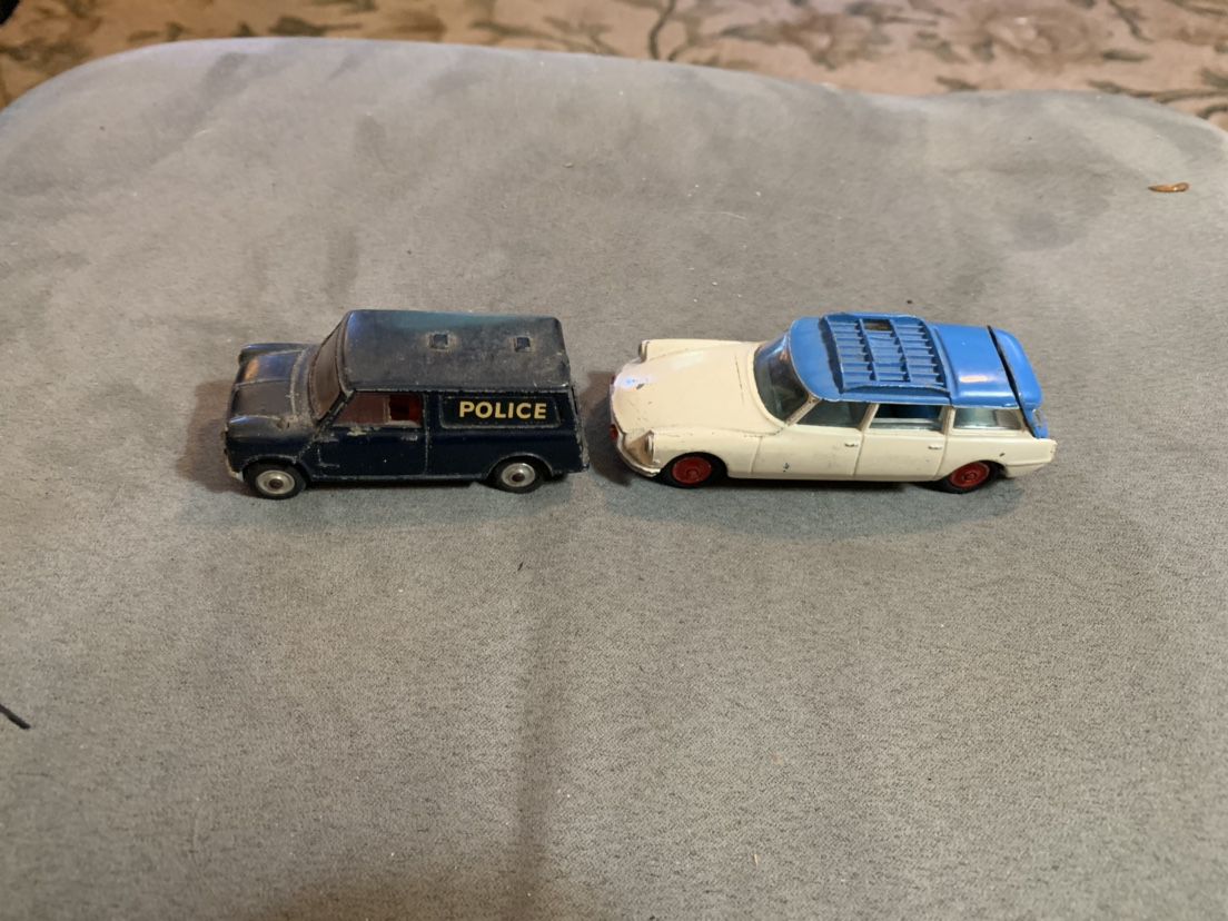 2 1964 Corci Toys Diecast Cars 