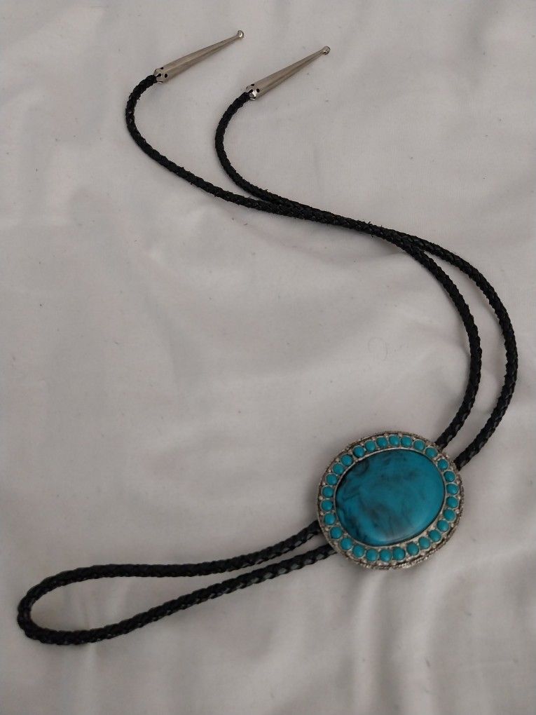 Western Tie Turquoise Elegant