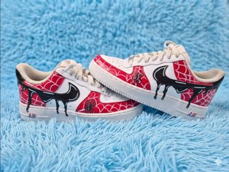 Custom af1 with spiderman design size 6 Men 8.5 women