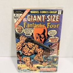 Vintage Marvel Comics GIANT-SIZE FANTASTIC FOUR #2 (Aug 1974)
