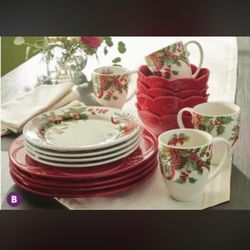 Vajillas disponibles 250 Cada set de 16 piezas