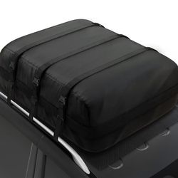 iBirdie Roof Rack Cargo Carrier 36.4 Cubic Feet, XXL Soft-Shell Rooftop Cargo Box, Waterproof Heavy Duty 1200D for Car with/Without Roof Rack, Include
