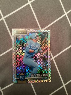 Jac Caglianone Topps Chrome RC X-Fractor