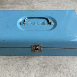 Vintage Teal Tool Box