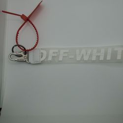 Off White Keychain Lanyard