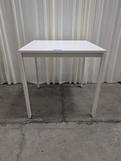 Simple White Square Dining Table