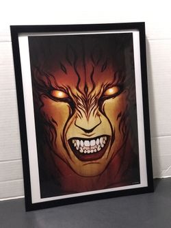 Framed 12X16 Wonder Woman #75 DC comics Art Print By Jenny Frison.