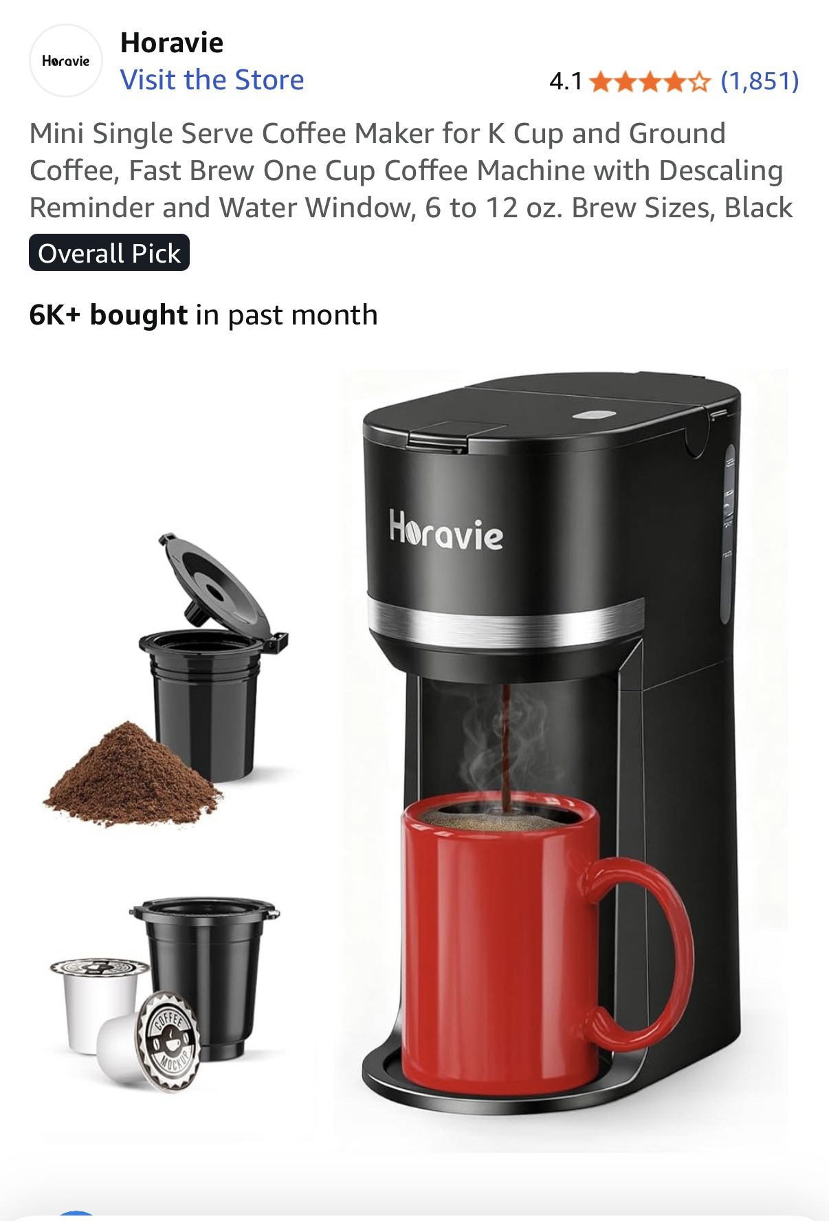 Mini Single Coffee Maker