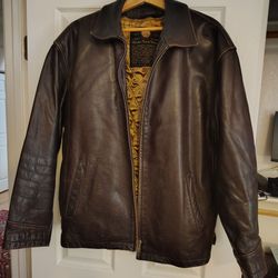 Men's leather jacket