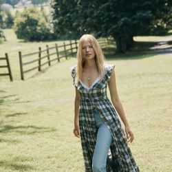 Pilcro Flutter-Sleeve Tiered Midi Dress – Size Small Brand New With Tags