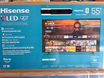 55" screen Qled mini led fire 🔥 tv by hisense.  Gaming pro TV.  Brand new
