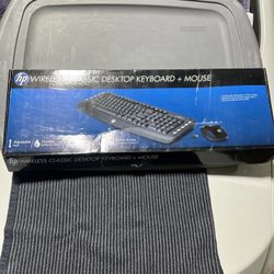 HP Wireless Keyboard +mouse