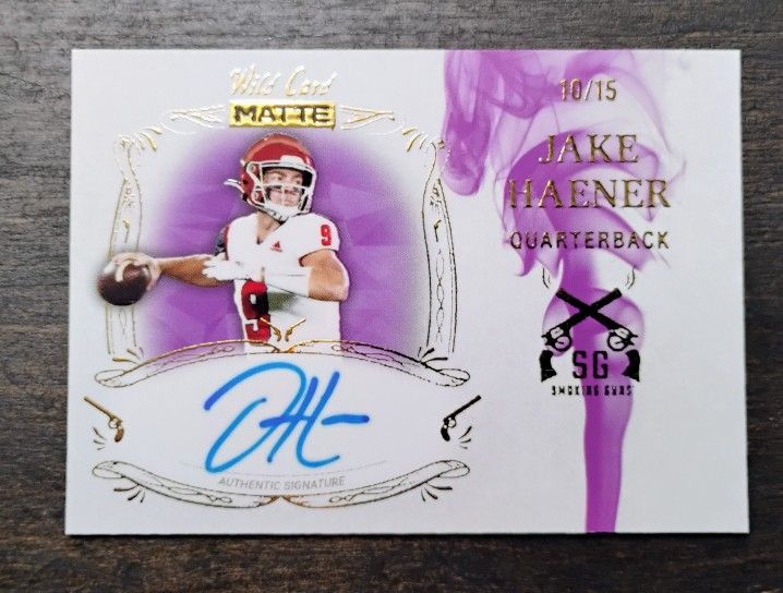 Jake Haener On Card Auto