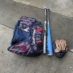 Baseball Bats With a Bag