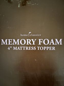 Memory Foam Topper