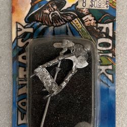 Minifigs Fantasy Folk 25mm Plate Armor Fighter Rider w/Heavy Lance Pack New