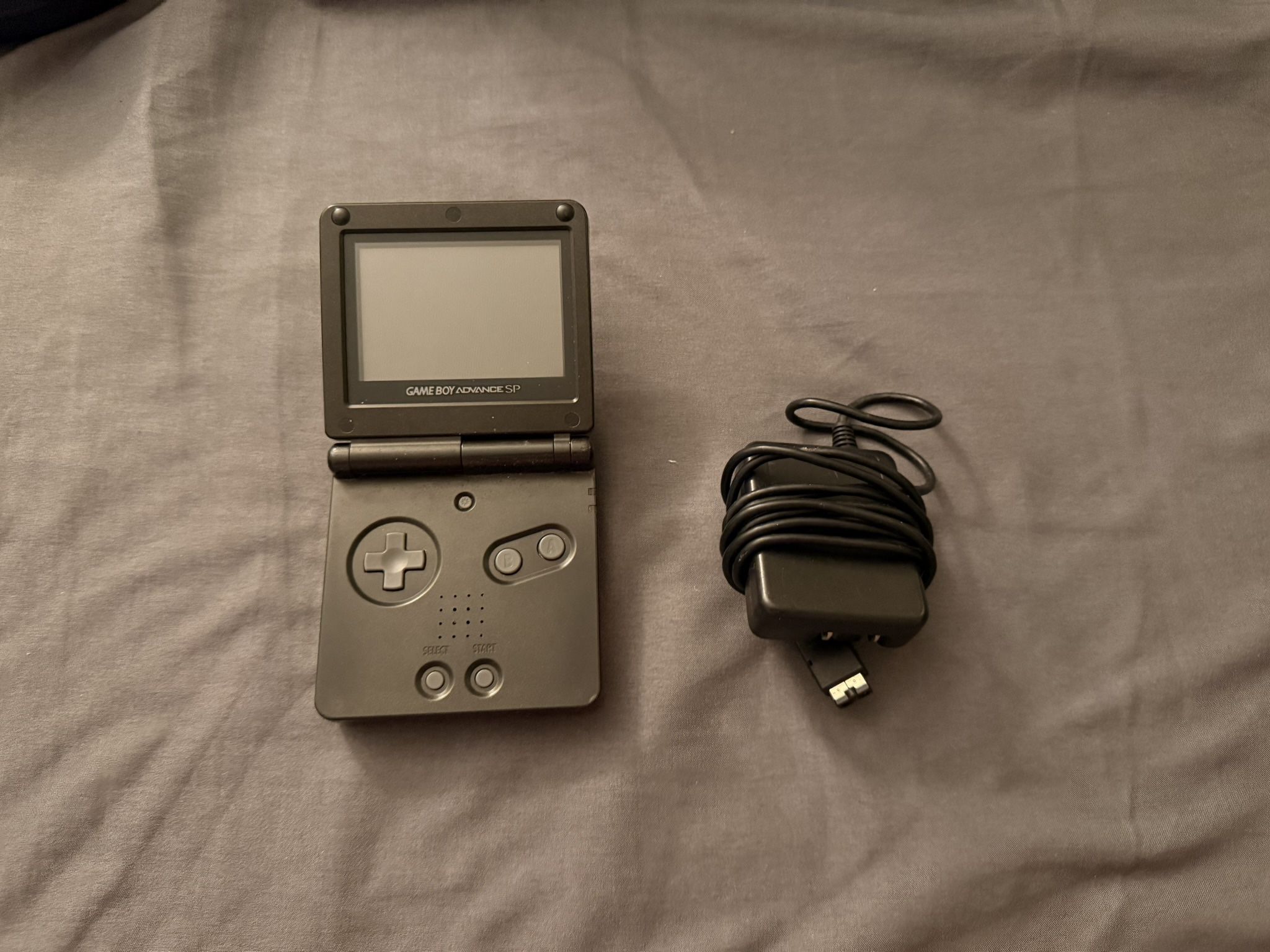 Game Boy Advance SP (Front-Lit Model) + Wireless Adapter