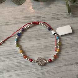 925 silver chakra bracelet .!