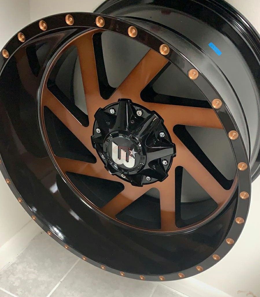 Brand New 20" WCTS 20X12 5X127 / 5X114.3 Black Bronze JEEP Wheels