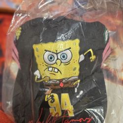 NWT Supreme Jeff Hamilton Spongebob Racing Mesh Trucker Hat Black SS25 AUTHENTIC