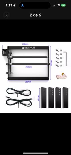 Sculpfun Laser Rotary Roller Laser Engraver Module Y-axis Rotary Roller 360° Rotating