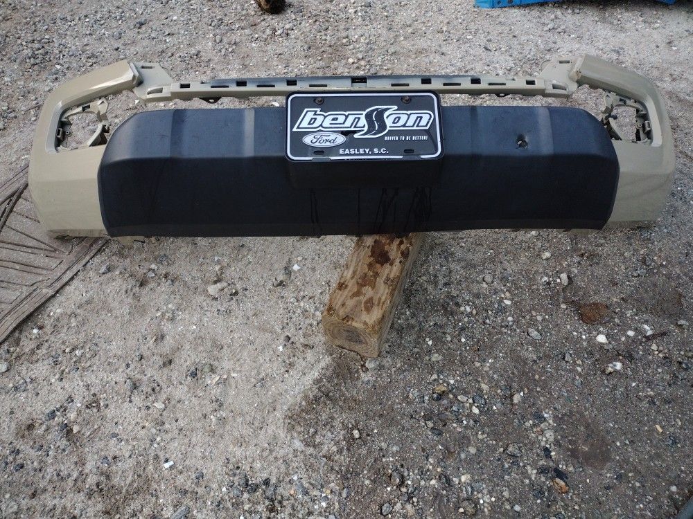 Toyota Tacoma 2015 To 2020 Front Bumper Army Tan In Color OEM Parts
