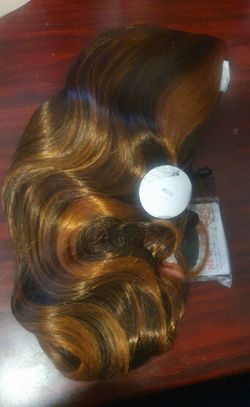 24 inch dark brown hair