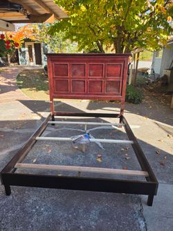 Queen bed frame