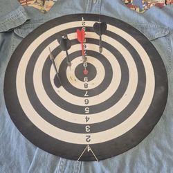 2-sided paper coiled dartboard