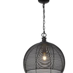 Callan 1 - Light Lantern Dome Pendant by Steelside™. 16.38'' H X 15.75'' W X 15.75'' D. MSRP $199.50. Our Price $82 + sales tax  