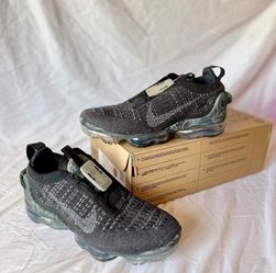 Black & gray Nike Air VaporMax sneakers
