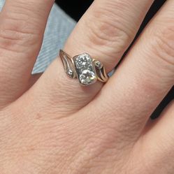 Vintage Double Diamond Ring