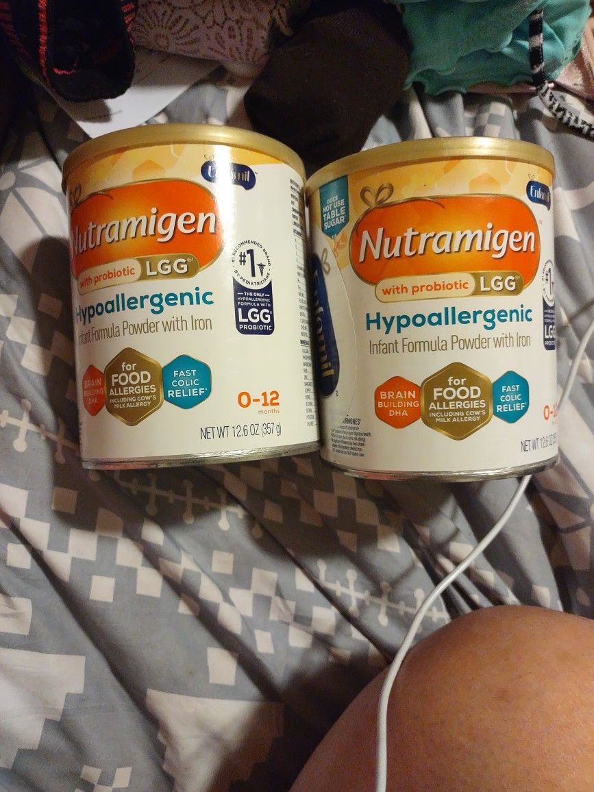 2 Latas De Formula Powder Nutramigen