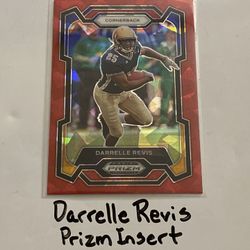 Darrelle Revis New York Jets Hall of Fame CB Prizm Short Print Insert Card. 