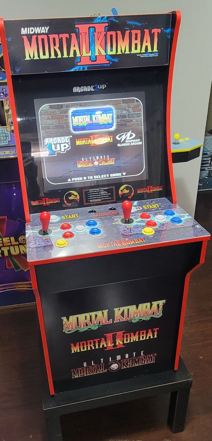 Arcade1Up Mortal Kombat II โ 3 Games โ Excellent Condition