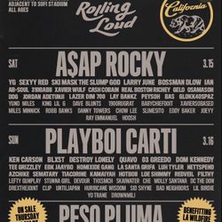 Rolling Loud VIP Tix
