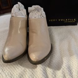 New Leather Ankle Boots 8 1/2 M 