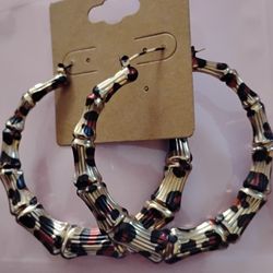 Leopard Print Earrings 