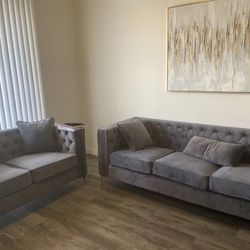 Gray Sofa Set For Sale 