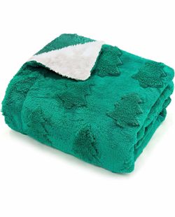 50x60 Inches Sherpa Christmas Blanket