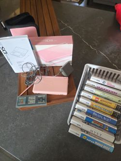 Nintendo DS lite BUNDLE like new with 12 games all CIB