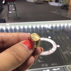 10k Gold Solid Baby Ring ..we Have On Special..