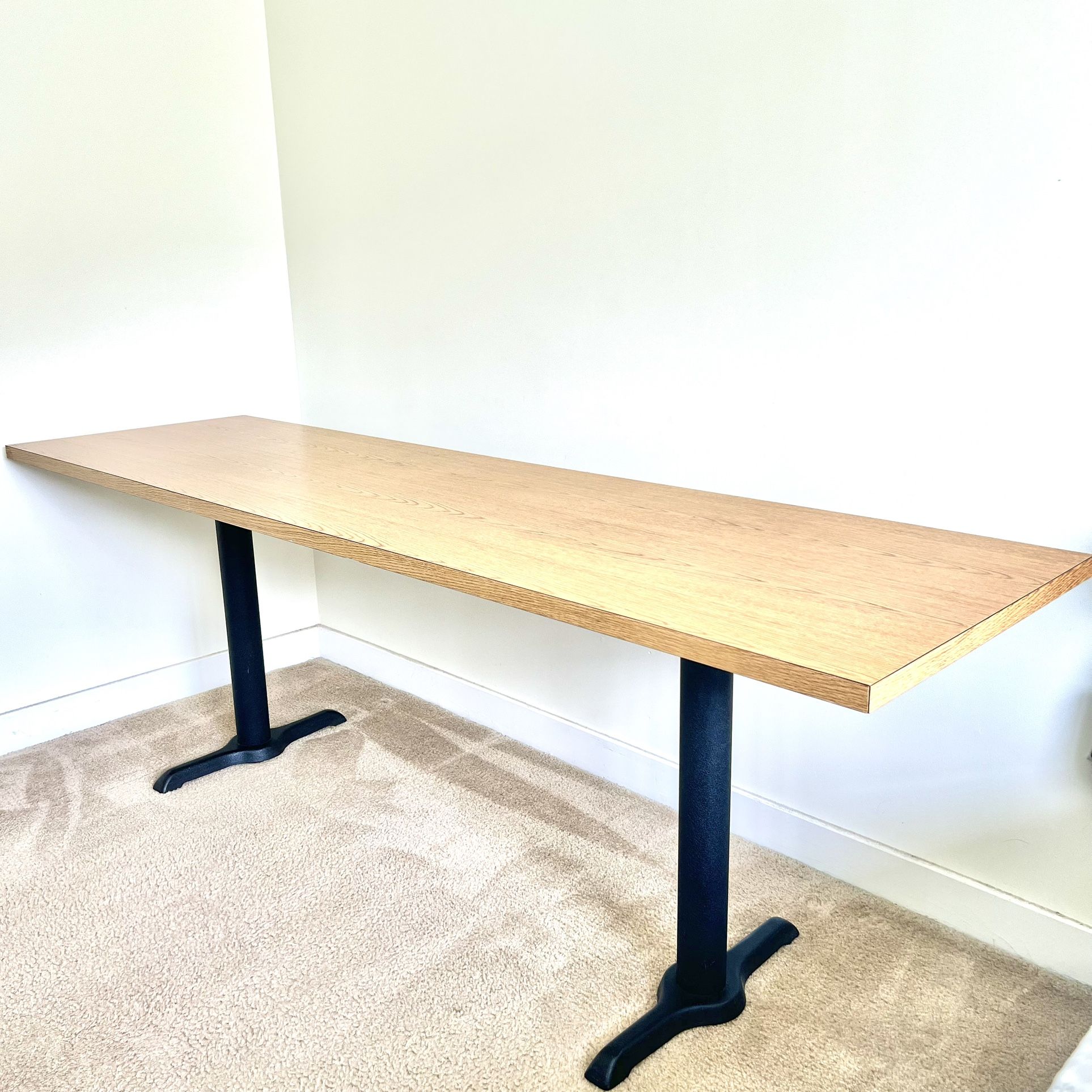 Sturdy Large Desk 84x24x29 inches, Excellent Condition!