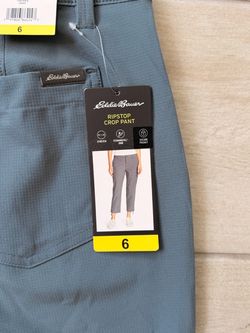 NWT Eddie Bauer Ladies' Size 6 Ripstop Crop Pants Gray West Las Vegas See My Listings Summerlin
