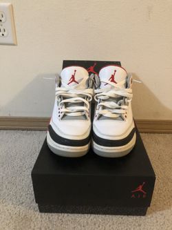 JORDAN SIZE 10 FIRE RED 3s