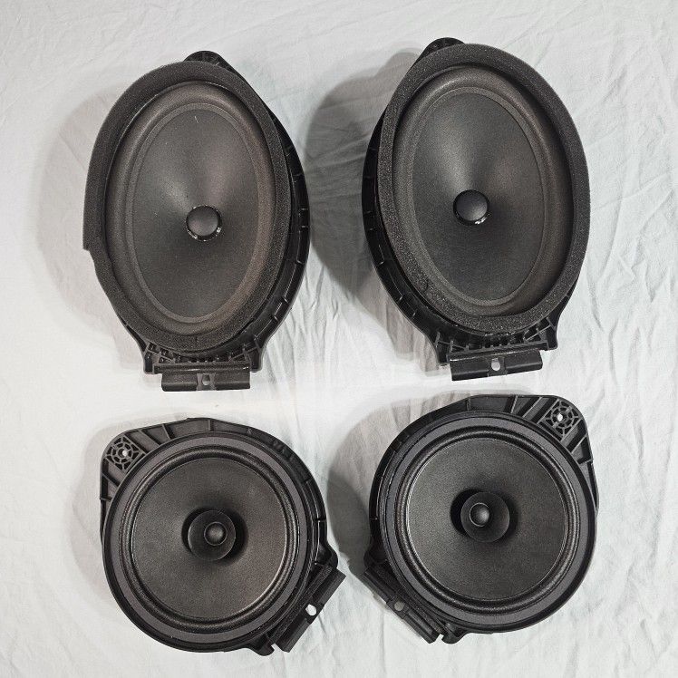 4 Old Car Speakers